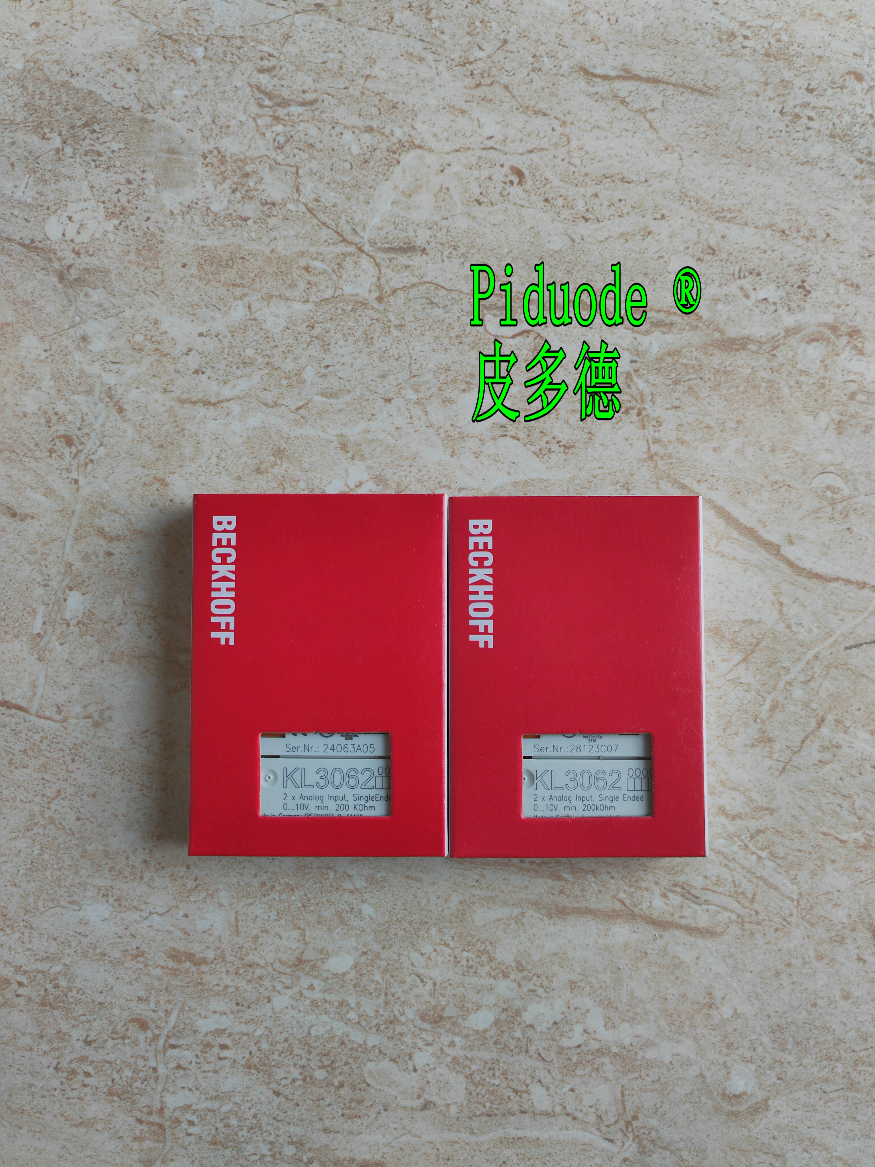 Beckhoff倍福 KL3062 模拟量输入模块全新原装正品